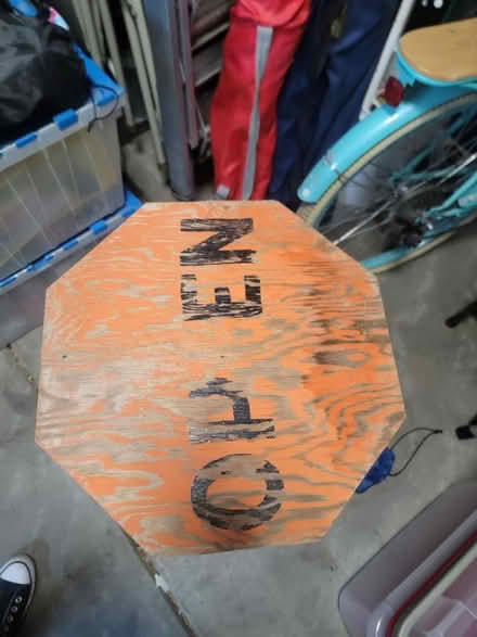 Photo of free Ski closure sign, vintage (North Boulder) #2