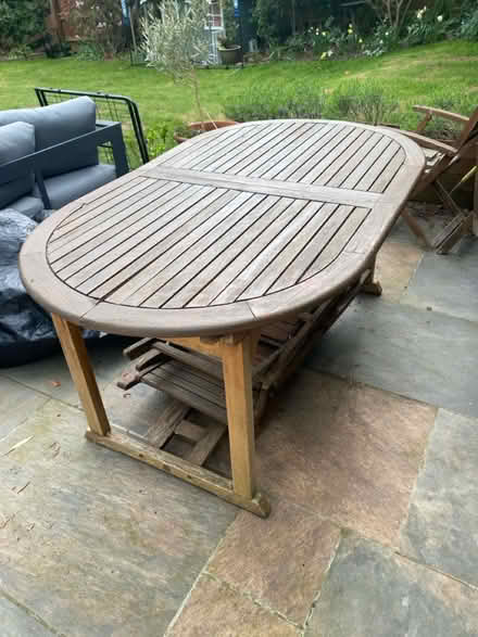Photo of free Wooden table and chairs (OX3 Barton) #1