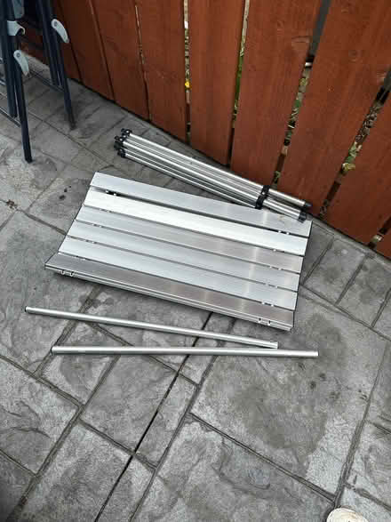 Photo of free Collapsible garden/camping table (Longbrnton NT NE12) #1