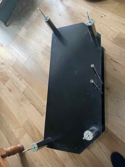 Photo of free Black glass tv unit (Fenay Bridge HD8) #1