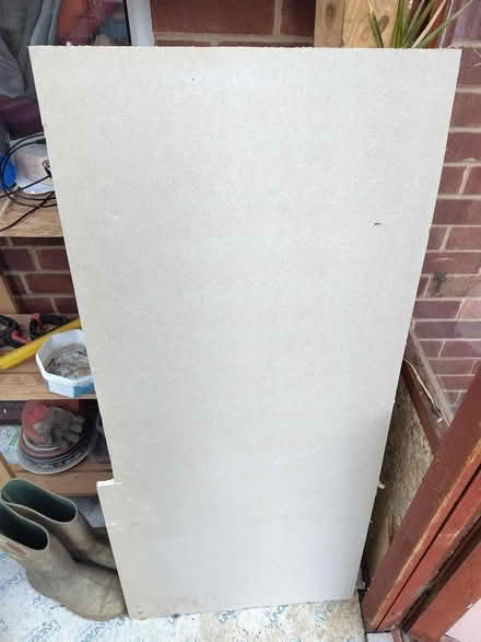 Photo of free Plasterboard, 9.5 mm thick, 122cm x 52 cm (Lower Earley RG6) #1