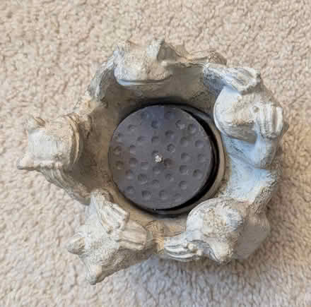 Photo of free Stone Frog Sculpture Candle Holder (1800 block of D ST NE) #2