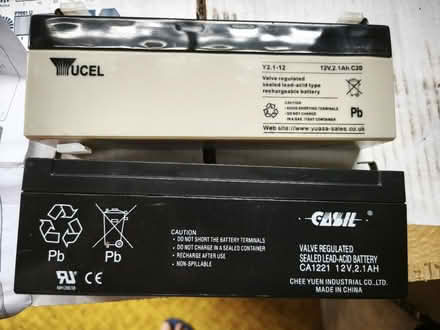 Photo of free 12v rechargeable batteries (Northolt UB5) #1