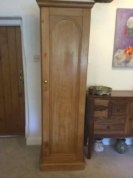Photo of free Antique pine single wardrobe (Yealand Redmayne LA5) #1