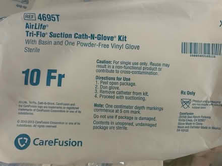 Photo of free Tri-Fold Suction Cath-N-Glove Kit (Anaheim) #1