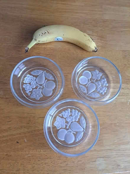 Photo of free Three glass bowls (Heswall) #1
