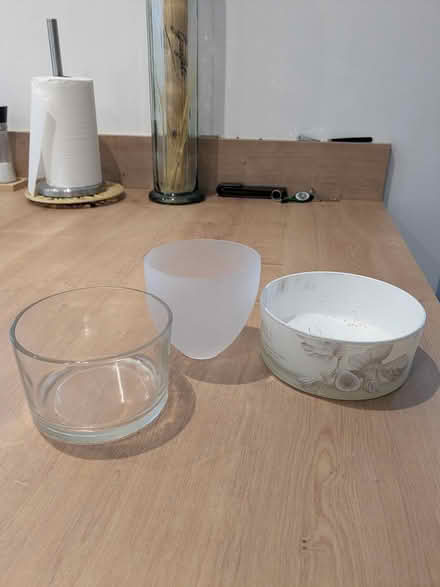 Photo of free Glass candle containers (Bradway S17) #2