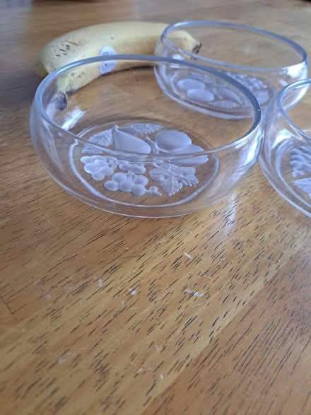 Photo of free Three glass bowls (Heswall) #3