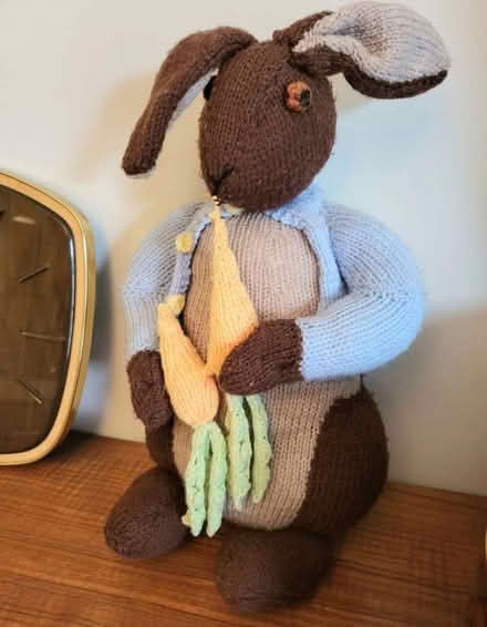Photo of free Large hand knitted rabbit (Oaklands nr Welwyn AL6) #1