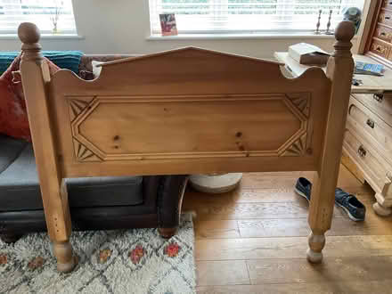 Photo of free Wooden headboard (CM0 8EW) #1