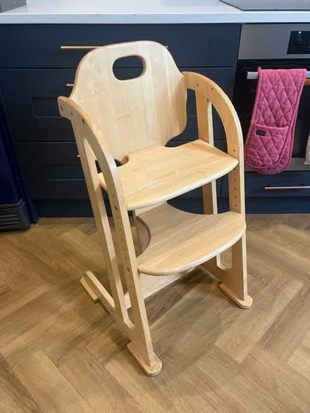 Photo of free Wooden adjustable high chair (AL8) #2