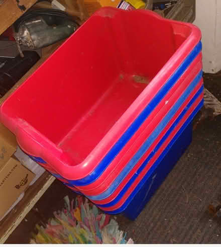 Photo of free Plastic storage boxes (Burneside LA9) #1