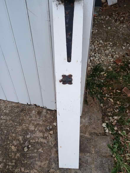 Photo of free painted wooden door (Owlbury SY9) #2