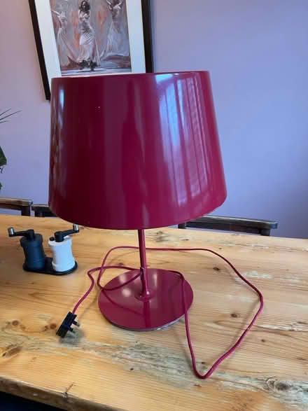 Photo of free Large red metal lamp (Kings Norton B30) #1