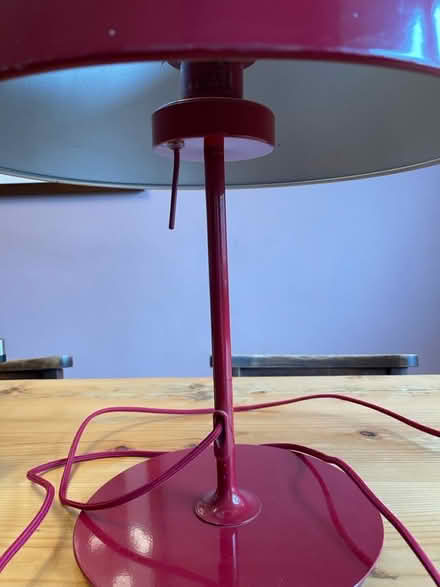 Photo of free Large red metal lamp (Kings Norton B30) #3