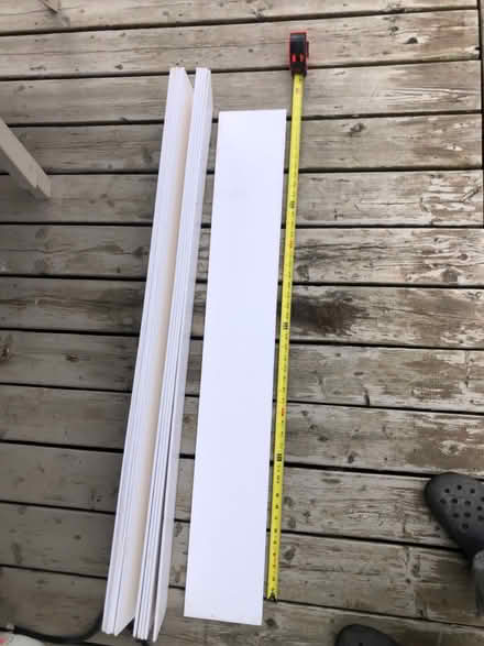 Photo of free 48” x 7” x -/4” white foam sheets (Browns Line/Lakeshore) #1