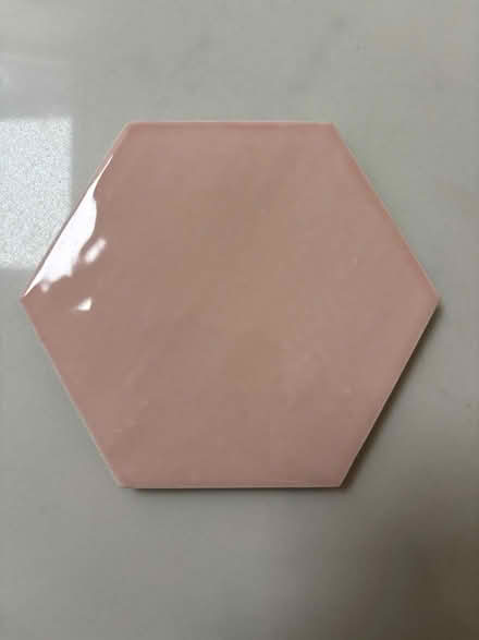 Photo of free Hexa pink zellige wall tiles (SW15 Putney) #1