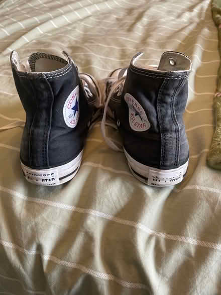 Photo of free black converse size 5 (Hillcliffe WA4) #2