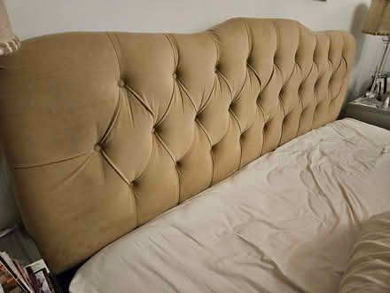 Photo of free King Upholstered Headboard (Midtown) #1