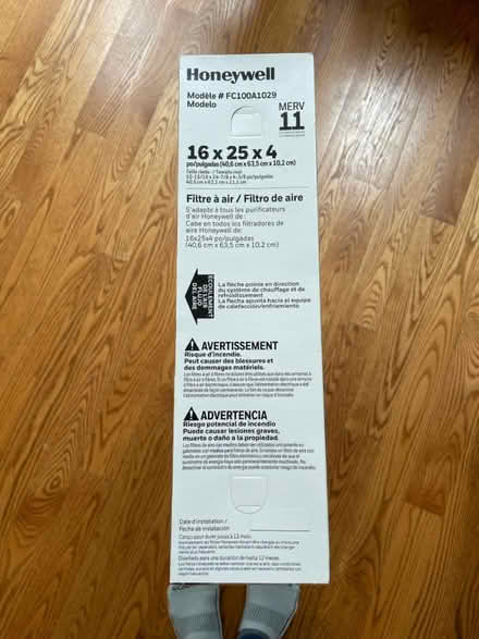 Photo of free Furnace filter 16x25x4 (Near 11 and Woodward) #1