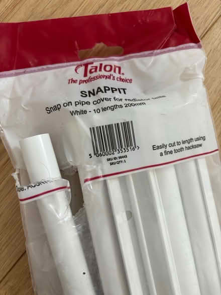 Photo of free White plastic pipe cover and collar (SW15 Putney) #1