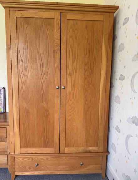 Photo of free TWO Solid Oak Wood Wardrobes - NOT identical. (Spring Park CR0) #3