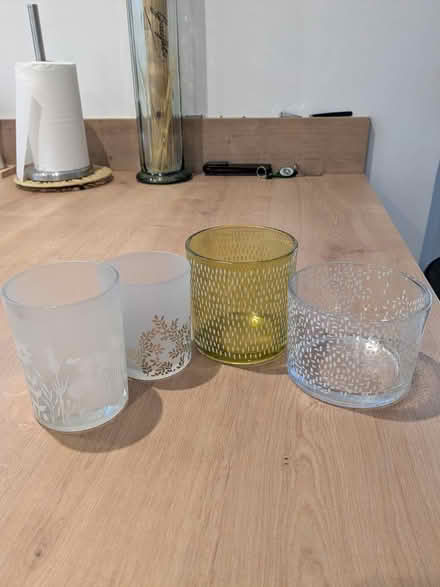 Photo of free Glass candle containers (Bradway S17) #1