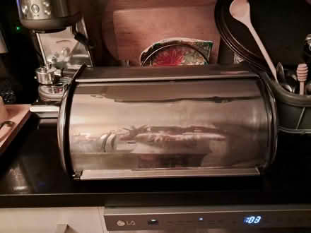 Photo of free Chrome roll-top bread box (Birchmount & St Clair) #1