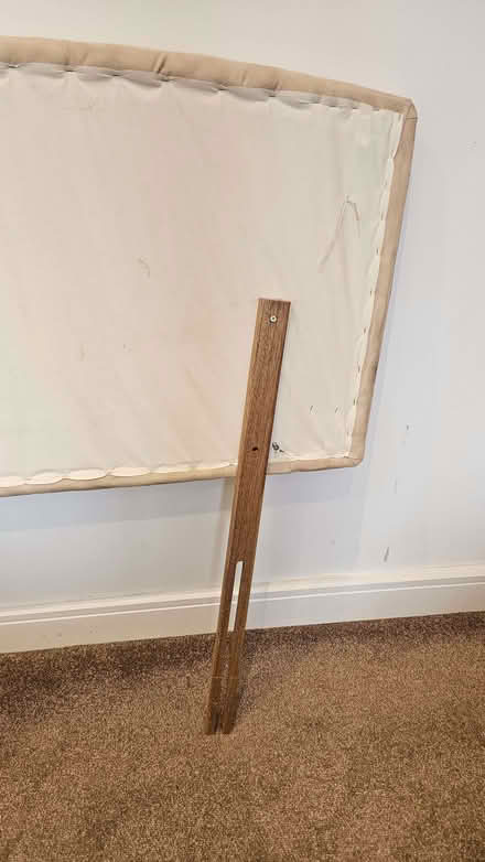 Photo of free Double velour headboard (Inham Nook NG9) #4