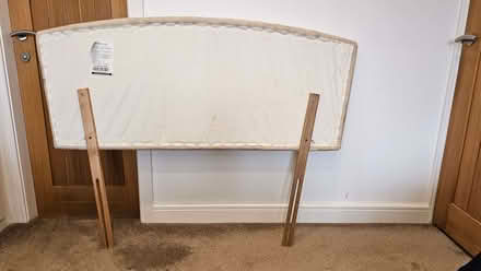 Photo of free Double velour headboard (Inham Nook NG9) #2