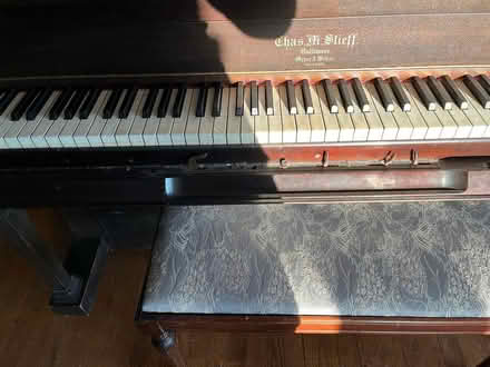 Photo of free Antique Chas. M. Stieff piano (Amherst, MA) #3