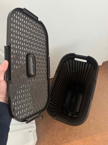 Photo of free Brown clothes basket (Haggerston) #3