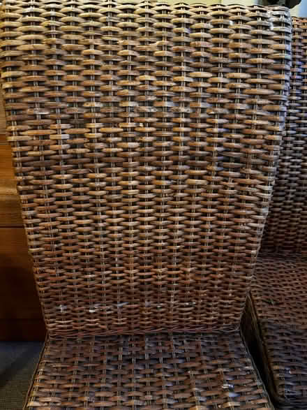 Photo of free Four wicker chairs (Stretton, Rutland LE15 7) #3