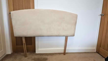 Photo of free Double velour headboard (Inham Nook NG9) #1