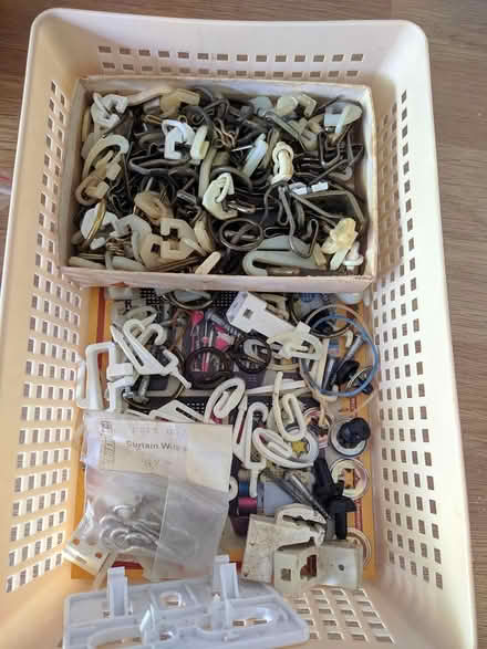 Photo of free Curtain hooks etc (Collington TN39) #1