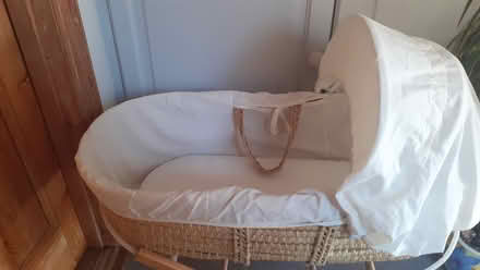 Photo of free Moses Basket and stand (Horsham Sx near station) #2