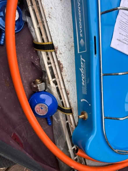 Photo of free Campingaz two ring burner n stand (PR5 lostock hall) #4