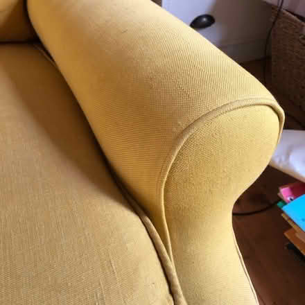 Photo of free High quality mustard sofa (Malling, lewes) #2