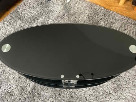 Photo of free Black Glass TV Stand (Waverton CH3) #3