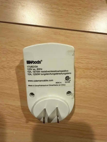 Photo of free Timer plug (Newtonville) #3
