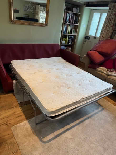 Photo of free 3 seater sofa bed (Forest Green GL6) #4