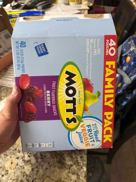Photo of free Motts Fruit Snacks (Casselberry) #1