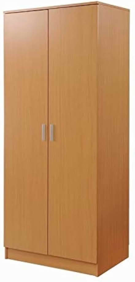 Photo of free Beech 2 door wardrobe (Landysul) #1