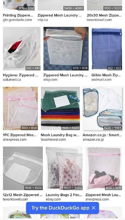 Photo of Mesh bag with zip (Kemptown BN2) #1