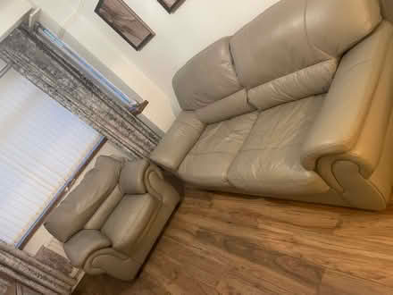 Photo of free 2 seater and chair (Dovecot) #1