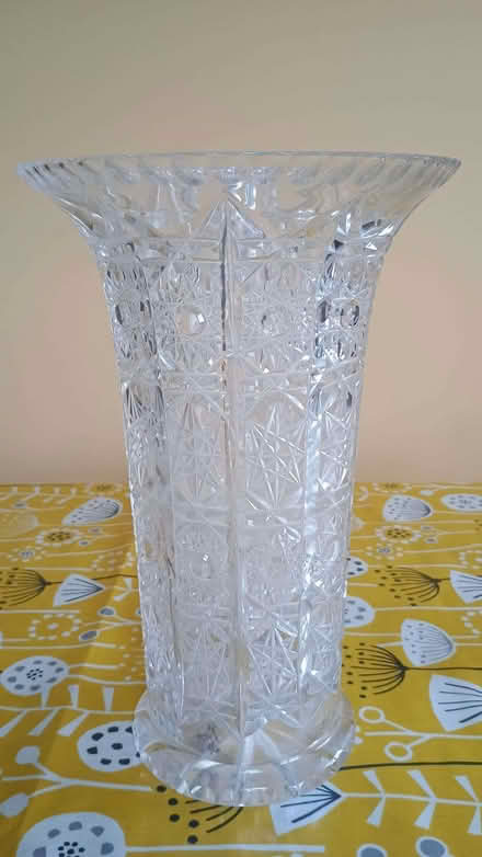 Photo of free Tall cut glass vase (Stonehouse GL10) #1