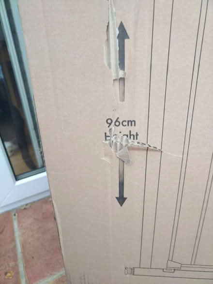 Photo of free White pet gate (North Abingdon) #2