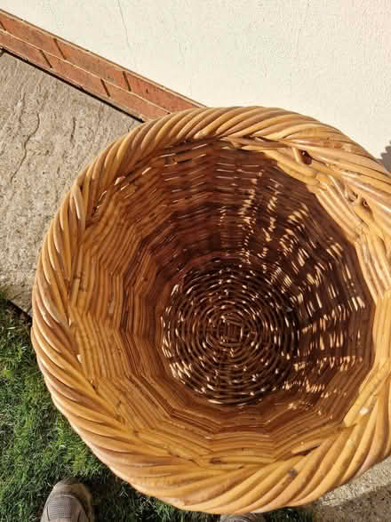 Photo of free Wicker laundry basket (Liverton Coldeast TQ12) #2