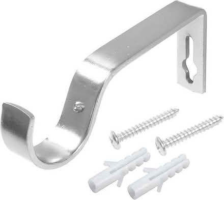 Photo of Metal curtain pole brackets (Earls Barton NN6) #1