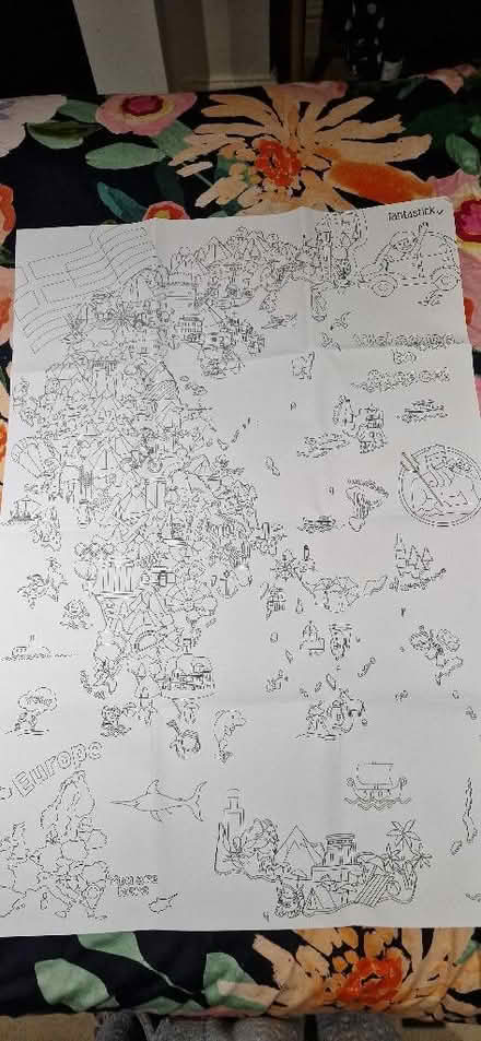 Photo of free Colouring map for kids (or adults)! (Wandsworth Common SW12) #2